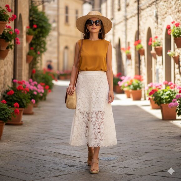 Maje Midi Length Skirt – Size S - Picture 4 of 11